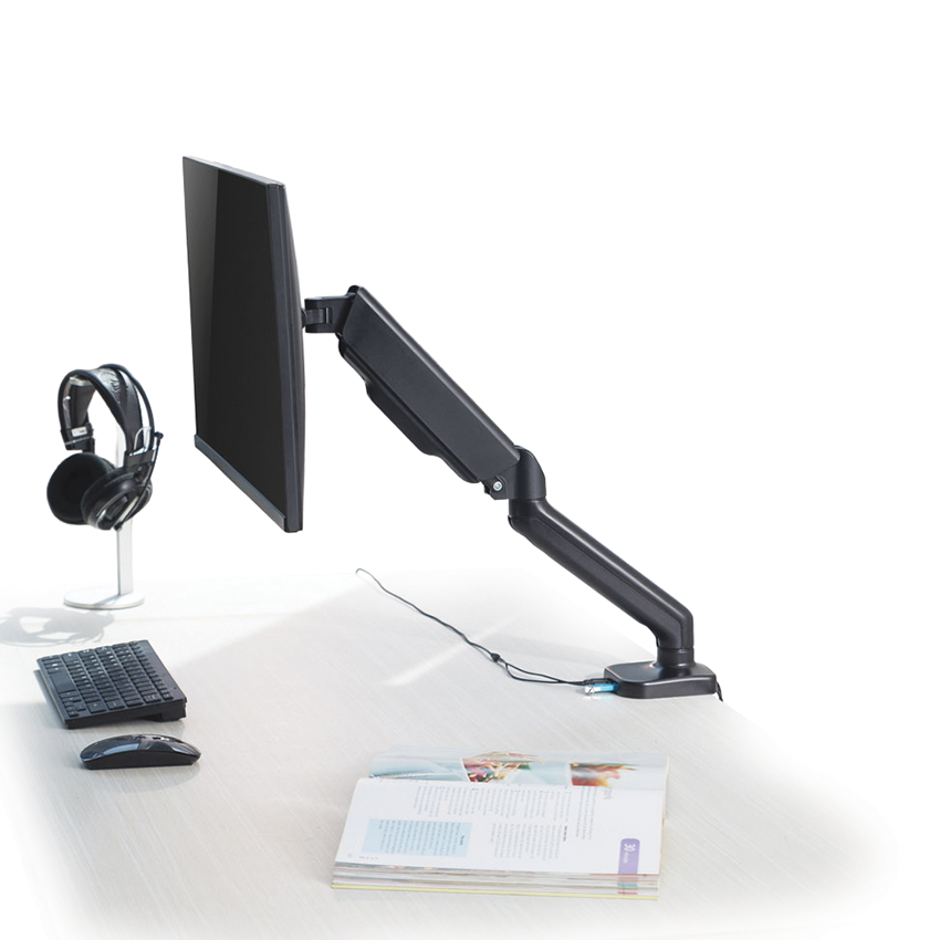 Alternative view of Ergono 1 – Single Monitor Arm